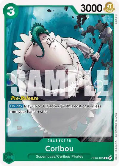 Coribou - OP07-025 - 500 Years in the Future Pre-Release Cards