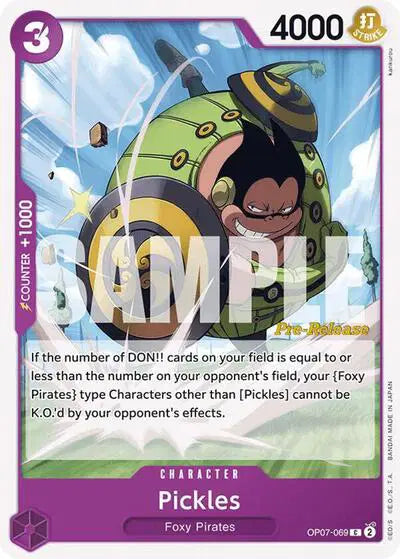 Pickles - OP07-069 - 500 Years in the Future Pre-Release Cards