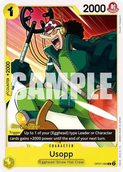 Usopp - OP07-099 - 500 Years in the Future Pre-Release Cards
