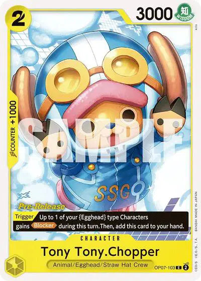 Tony Tony.Chopper (103) - OP07-103 - 500 Years in the Future Pre-Release Cards