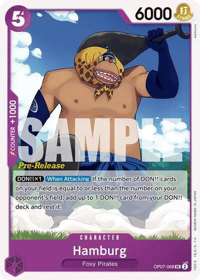 Hamburg - OP07-068 - 500 Years in the Future Pre-Release Cards
