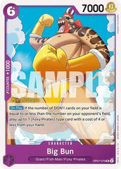 Big Bun - OP07-070 - 500 Years in the Future Pre-Release Cards
