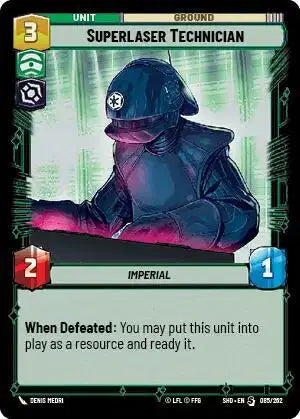Superlaser Technician - SHD-085 - Shadows of the Galaxy