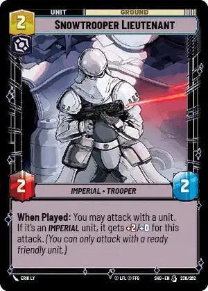 Snowtrooper Lieutenant - SHD-236 - Shadows of the Galaxy
