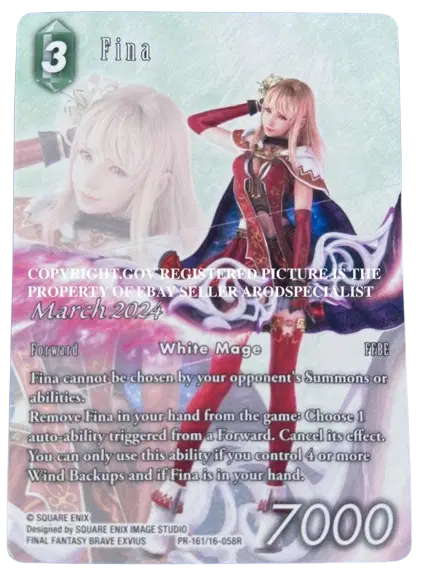 Fina (March 2024) - PR--161/16-058R - FF: Promo Cards