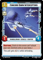 Concord Dawn Interceptors - SHD-042 - Shadows of the Galaxy