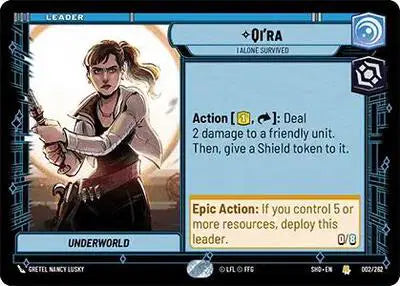 Qi'ra - I Alone Survived - SHD-002 - Shadows of the Galaxy