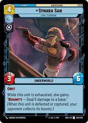 Synara San - Loyal to Kragan - SHD-033 - Shadows of the Galaxy