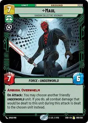 Maul - Shadow Collective Visionary - SHD-090 - Shadows of the Galaxy