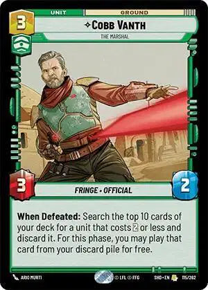 Cobb Vanth - The Marshal - SHD-115 - Shadows of the Galaxy