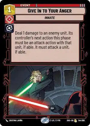 Give In to Your Anger - SHD-144 - Shadows of the Galaxy