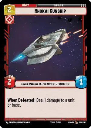 Rhokai Gunship - SHD-164 - Shadows of the Galaxy