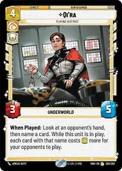 Qi'ra - Playing Her Part - SHD-202 - Shadows of the Galaxy