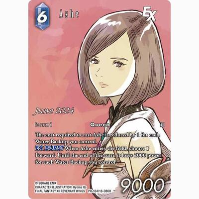 Ashe EX (June 2024) - 18-086H - FF: Promo Cards