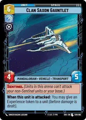 Clan Saxon Gauntlet - SHD-035 - Shadows of the Galaxy