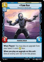 Fenn Rau - Protector of Concord Dawn - SHD-067 - Shadows of the Galaxy
