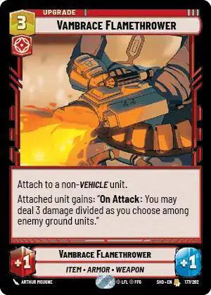 Vambrace Flamethrower - SHD-177 - Shadows of the Galaxy