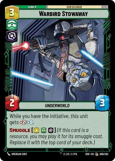Warbird Stowaway - SHD-086 - Shadows of the Galaxy