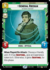 General Rieekan - Defensive Strategist - SHD-103 - Shadows of the Galaxy