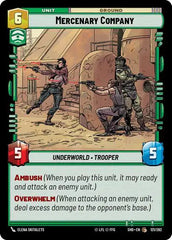 Mercenary Company - SHD-121 - Shadows of the Galaxy