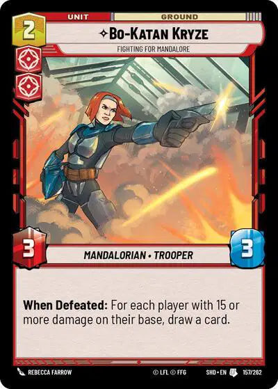 Bo-Katan Kryze - Fighting For Mandalore - SHD-157 - Shadows of the Galaxy