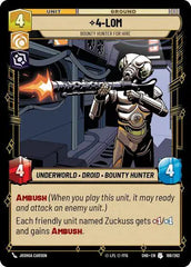 4-LOM - Bounty Hunter for Hire - SHD-188 - Shadows of the Galaxy