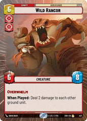 Wild Rancor (Hyperspace) - SHD-427 - Shadows of the Galaxy