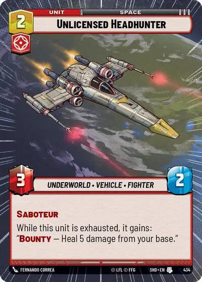 Unlicensed Headhunter (Hyperspace) - SHD-434 - Shadows of the Galaxy