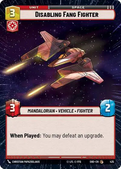 Disabling Fang Fighter (Hyperspace) - SHD-435 - Shadows of the Galaxy