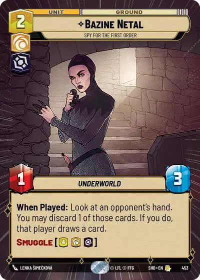 Bazine Netal - Spy for the First Order (Hyperspace) - SHD-453 - Shadows of the Galaxy
