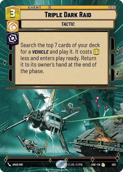 Triple Dark Raid (Hyperspace) - SHD-463 - Shadows of the Galaxy