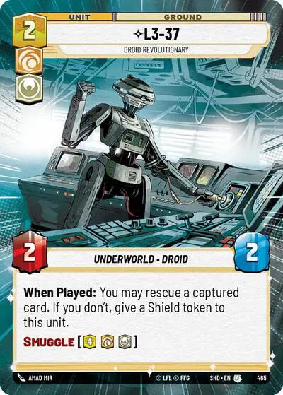 L3-37 - Droid Revolutionary (Hyperspace) - SHD-465 - Shadows of the Galaxy