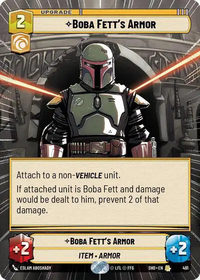 Boba Fett's Armor (Hyperspace) - SHD-491 - Shadows of the Galaxy