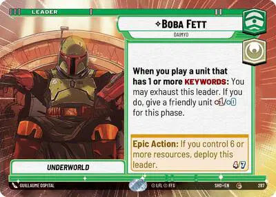 Boba Fett - Daimyo (Hyperspace) - SHD-287 - Shadows of the Galaxy