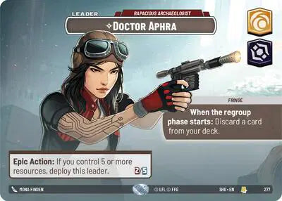 Doctor Aphra - Rapacious Archaeologist (Showcase) - SHD-277 - Shadows of the Galaxy