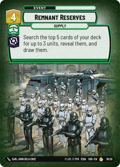 Remnant Reserves - SHDP-19 - Shadows of the Galaxy: Weekly Play Promos