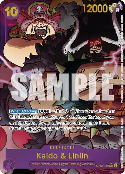Kaido & Linlin (Parallel) - OP08-119 - Two Legends