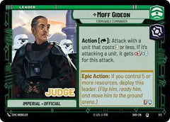 Moff Gideon - Formidable Commander - JP-001_3 - Judge Promos