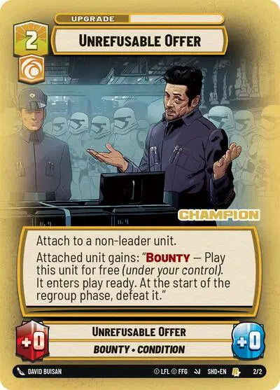 Unrefusable Offer (Champion) - SSP-002_12 - Store Showdown Promos