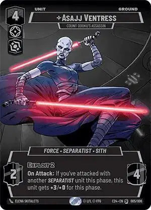 Asajj Ventress - Count Dooku's Assassin - 005/006 - 2024 Convention Exclusive