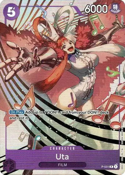 Uta - P-031 (Premium Card Collection -Uta-) - P-031 - One Piece Promotion Cards