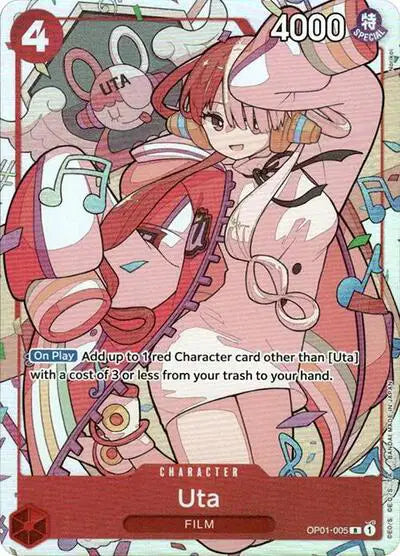 Uta - OP01-005 (Premium Card Collection -Uta-) - OP01-005 - One Piece Promotion Cards