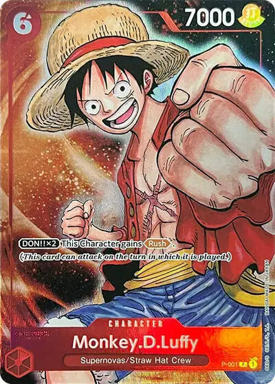 Monkey.D.Luffy (Premium Card Collection -BANDAI CARD GAMES Fest. 23-24 Edition-) - P-001 - One Piece Promotion Cards