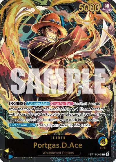 Portgas.D.Ace (Premium Card Collection -Leader Collection-) - ST13-002 - One Piece Promotion Cards