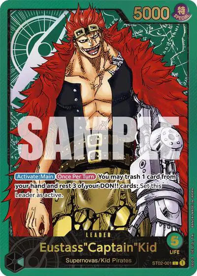 Eustass"Captain"Kid (Premium Card Collection -Leader Collection-) - ST02-001 - One Piece Promotion Cards