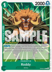 Roddy - OP08-033 - Two Legends Pre-Release Cards