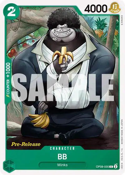 BB - OP08-035 - Two Legends Pre-Release Cards
