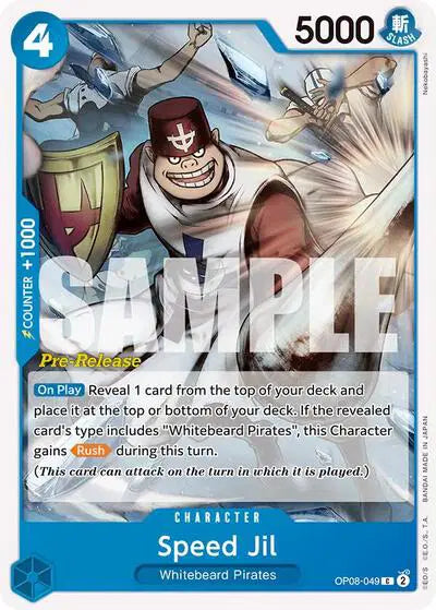 Speed Jil - OP08-049 - Two Legends Pre-Release Cards
