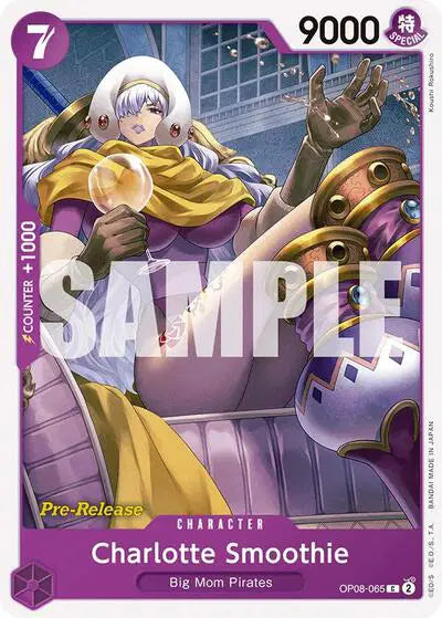 Charlotte Smoothie - OP08-065 - Two Legends Pre-Release Cards