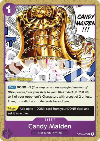 Candy Maiden - OP08-075 - Two Legends Pre-Release Cards